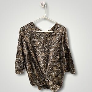 Alison Andrews animal print blouse 007